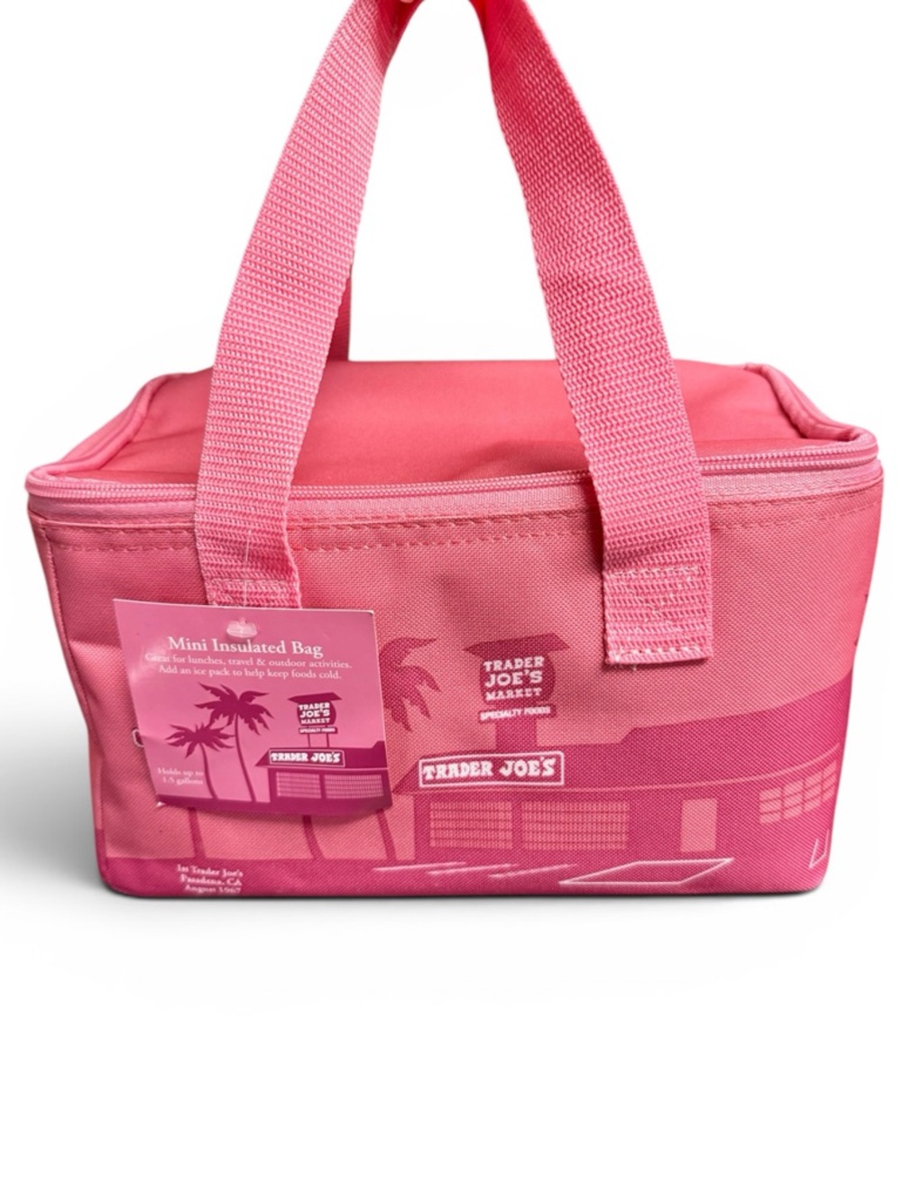BNWT Trader Joe’s Pink Mini Insulated Bag